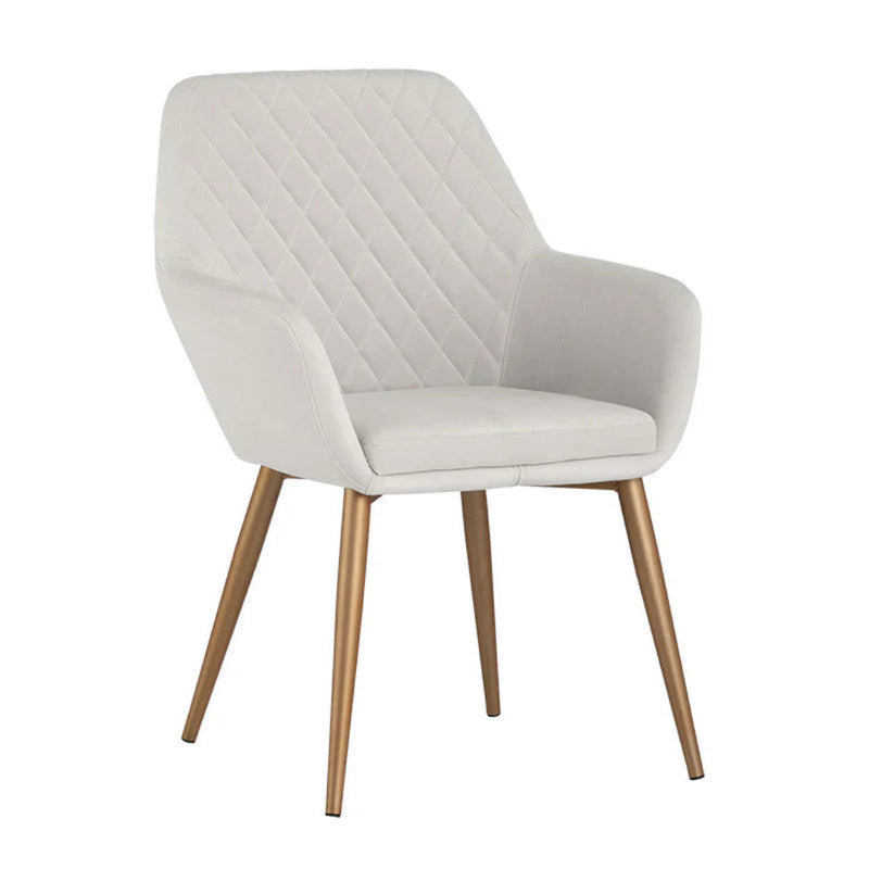 Jayna Dining Armchair - Champagne Gold