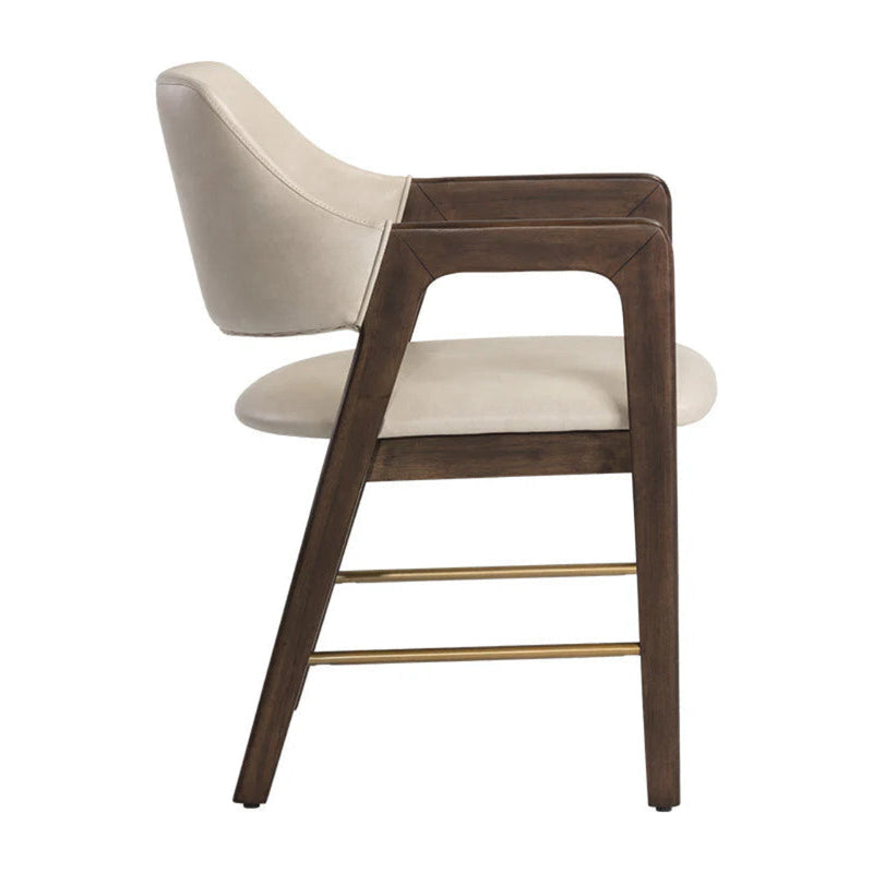 Milton Dining Armchair - Smoke Acacia