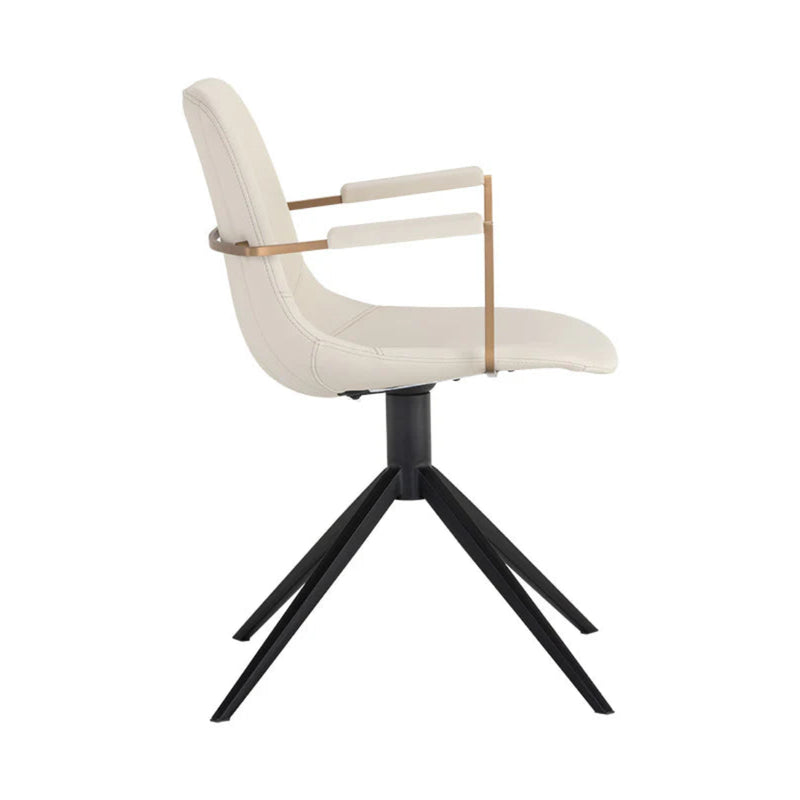 Cassius Swivel Dining Armchair