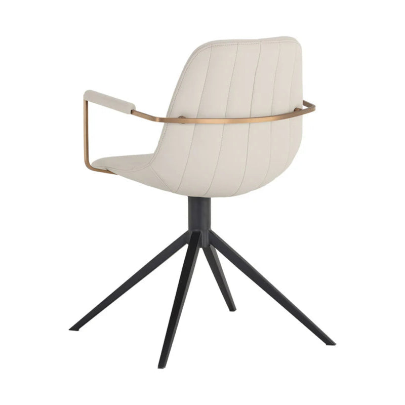 Cassius Swivel Dining Armchair