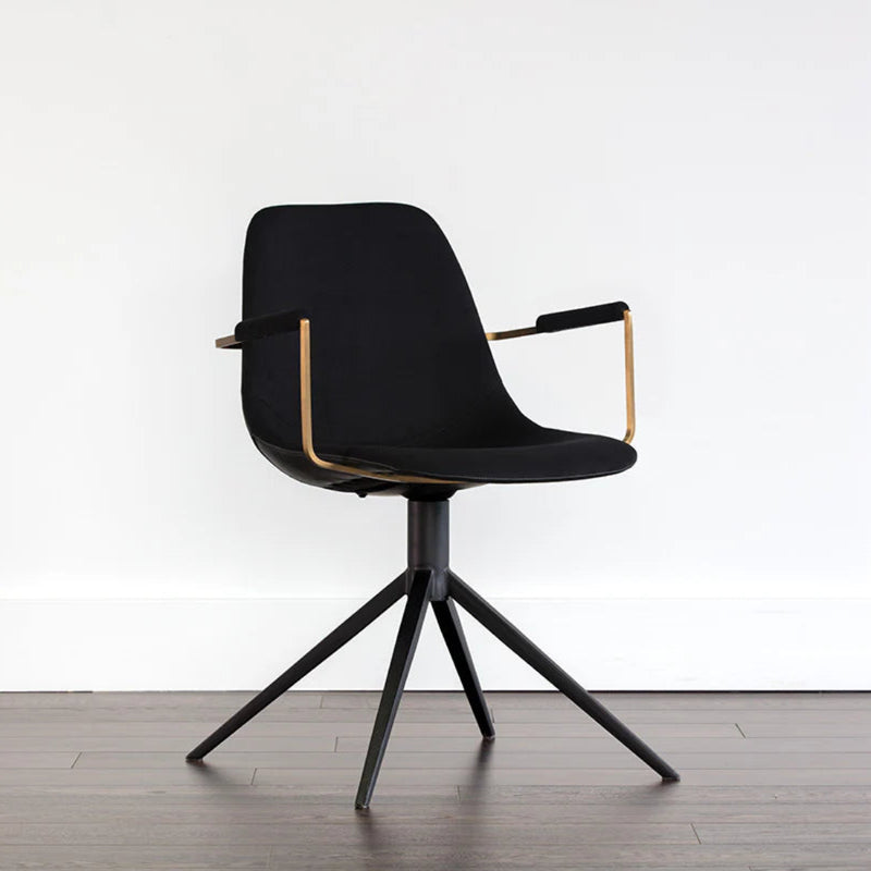 Cassius Swivel Dining Armchair