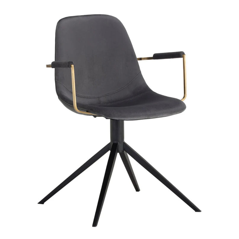 Cassius Swivel Dining Armchair