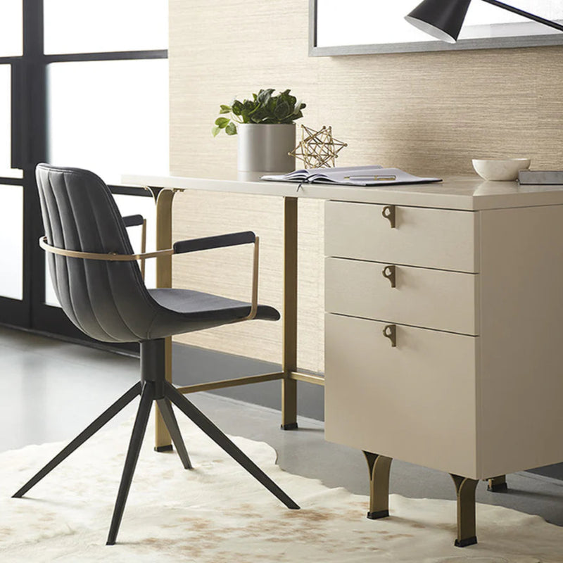 Cassius Swivel Dining Armchair