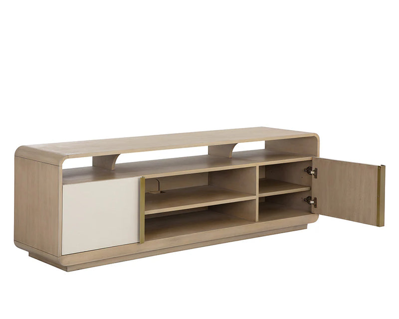 Kayden Media Console And Cabinet