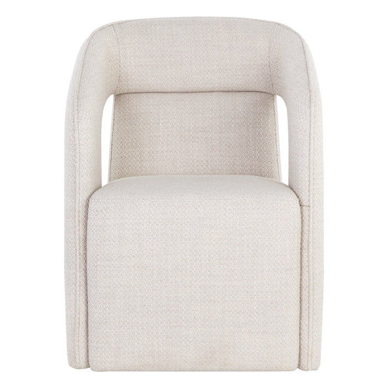 Kendrick Wheeled Dining Armchair