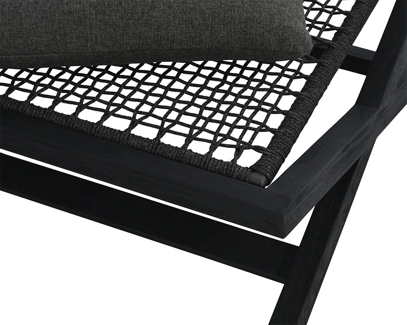 Bari bench - Charcoal