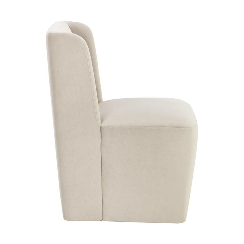 Amita Wheeled Dining Chair