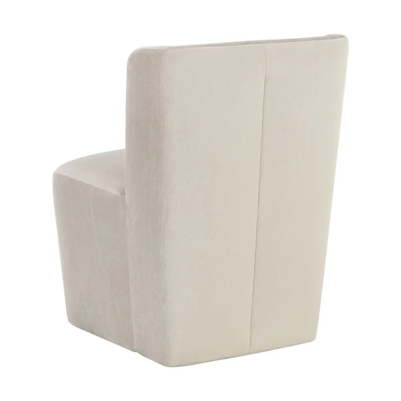 Amita Wheeled Dining Chair