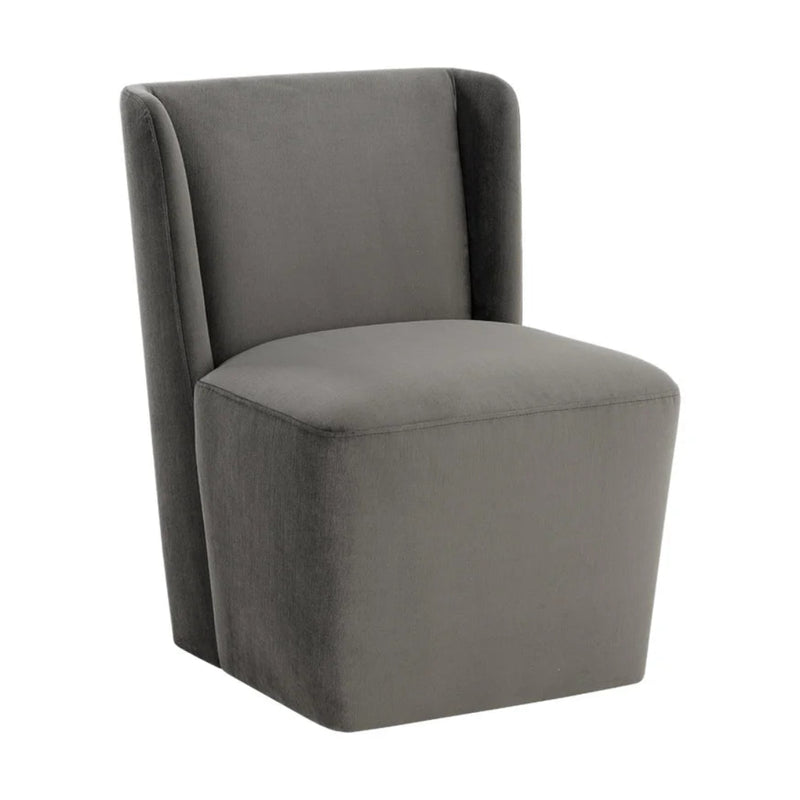 Amita Wheeled Dining Chair