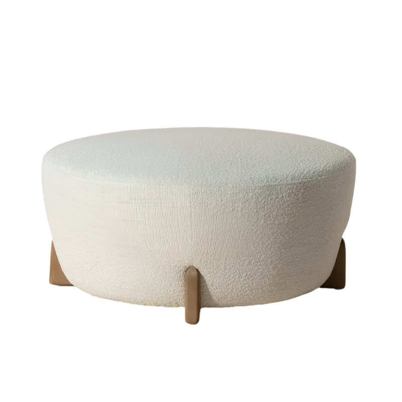 Cyan Ottoman - Natural
