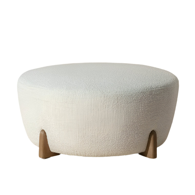 Cyan Ottoman - Natural