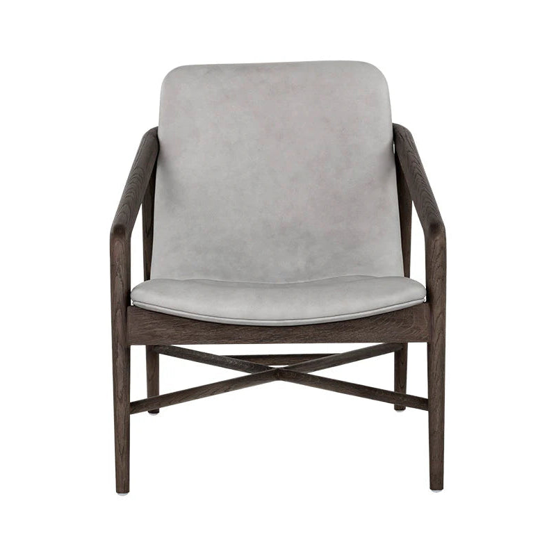 Cinelli Lounge Chair - Distressed Brown