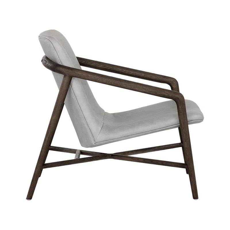 Cinelli Lounge Chair - Distressed Brown