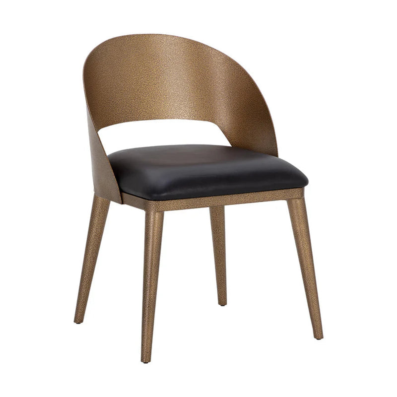 Dezirae Dining Chair - Antique Brass
