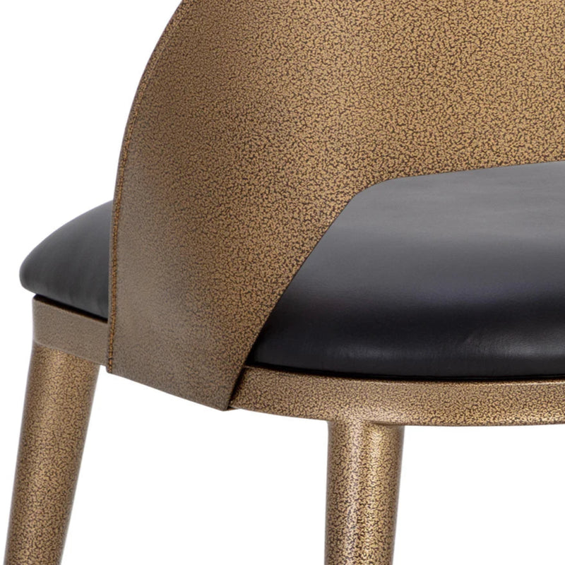 Dezirae Dining Chair - Antique Brass
