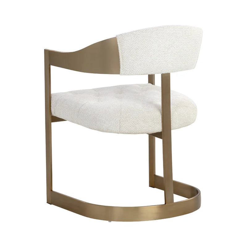 Beaumont Dining Armchair - Antique Brass