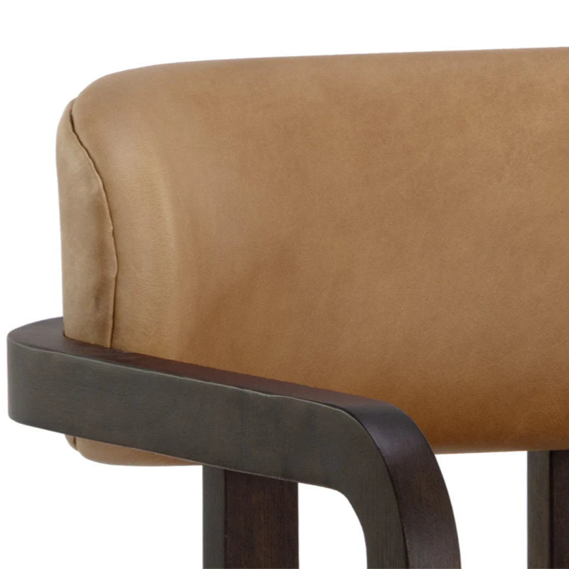 Madrone Dining Armchair - Rustic Oak