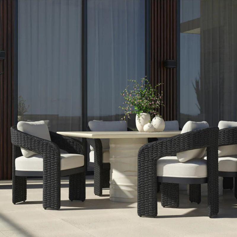 Pylos Dining Armchair - Black