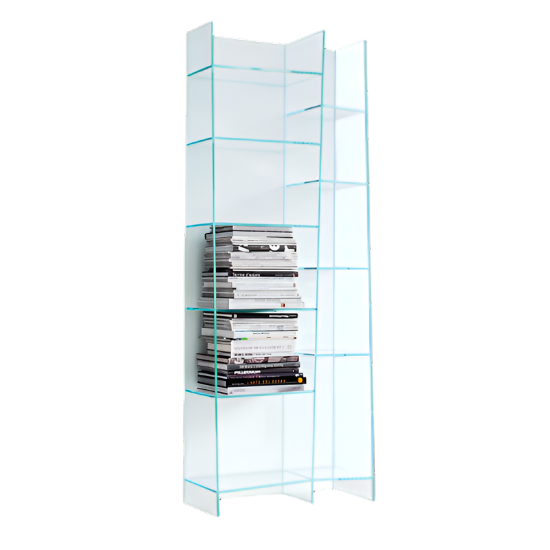 Delphi Italian Glass Bookcase
