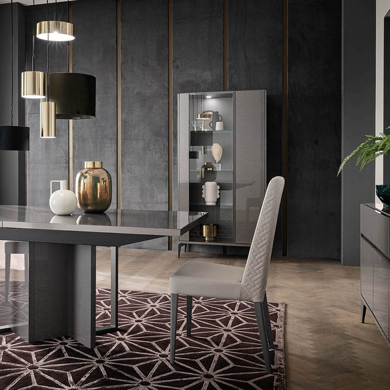 Graphite Italian Dining Chair