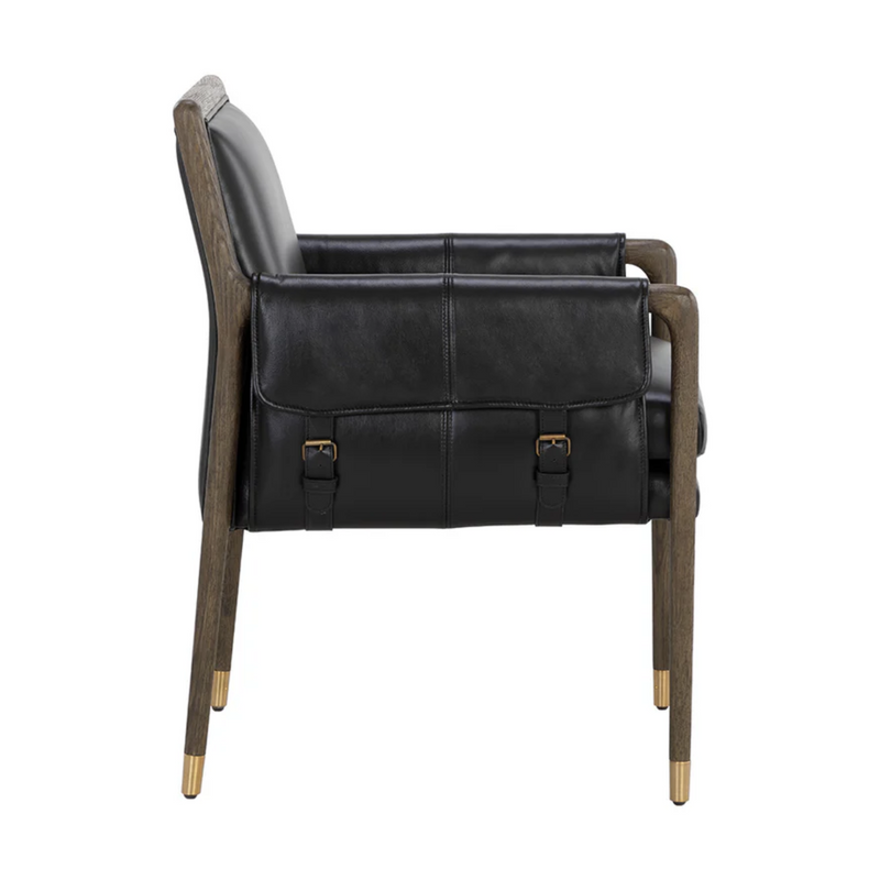 Mauti Dining Armchair - Distressed Brown