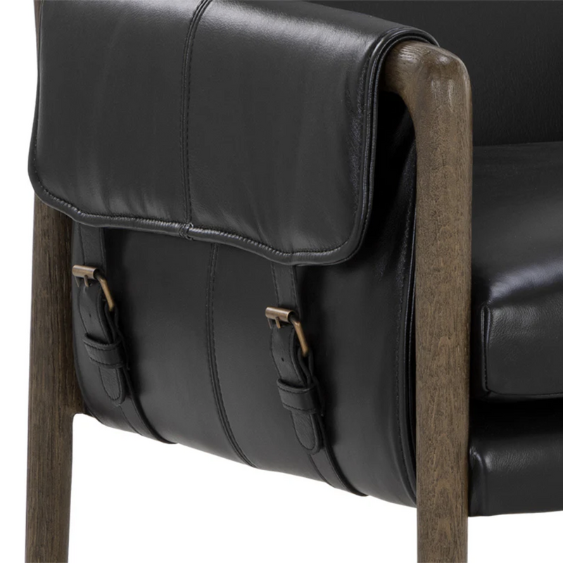 Mauti Dining Armchair - Distressed Brown