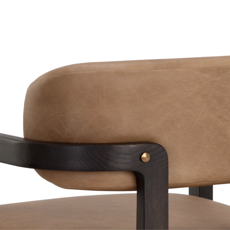 Madrone Dining Armchair - Brown
