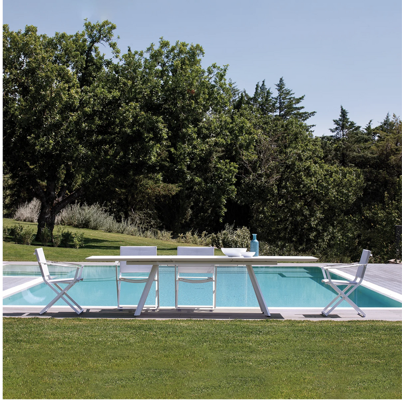 Fellini Italian Outdoor Armchair - Black