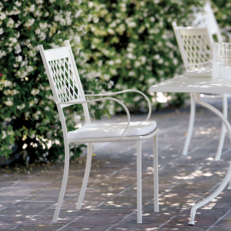 Summertime Italian Outdoor Dining Armchair