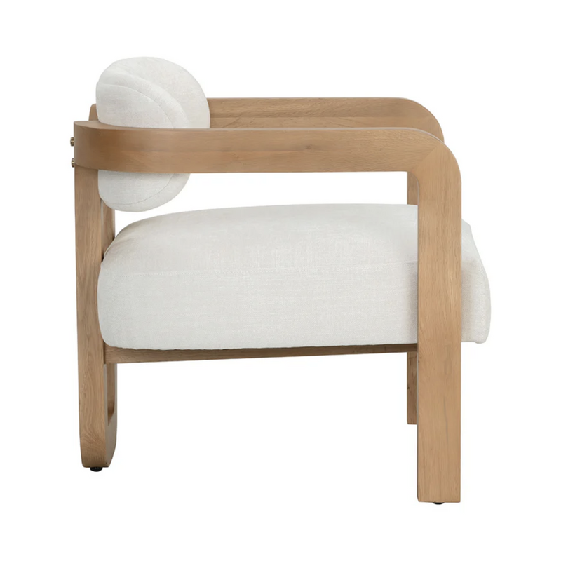 Madrone Lounge Chair - Rustic Oak