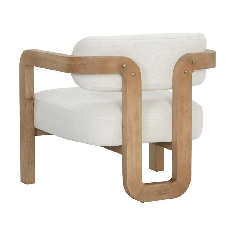 Madrone Lounge Chair - Rustic Oak