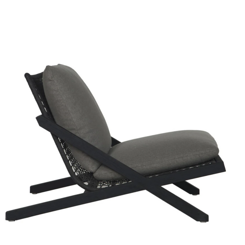 Bari Lounge Chair - Charcoal