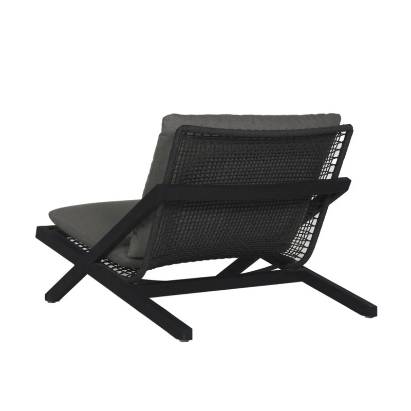Bari Lounge Chair - Charcoal