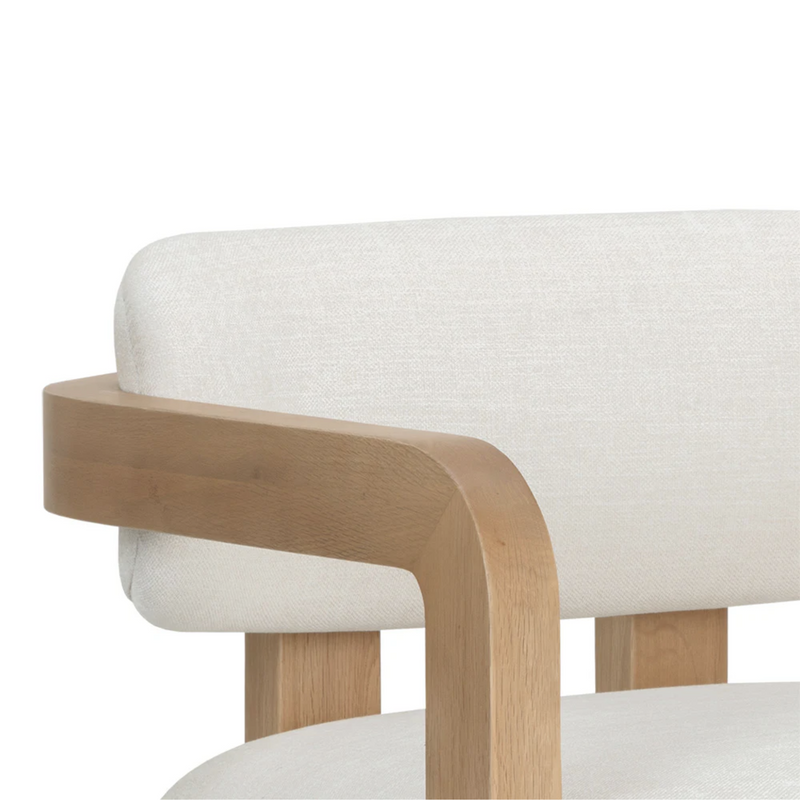 Madrone Lounge Chair - Rustic Oak