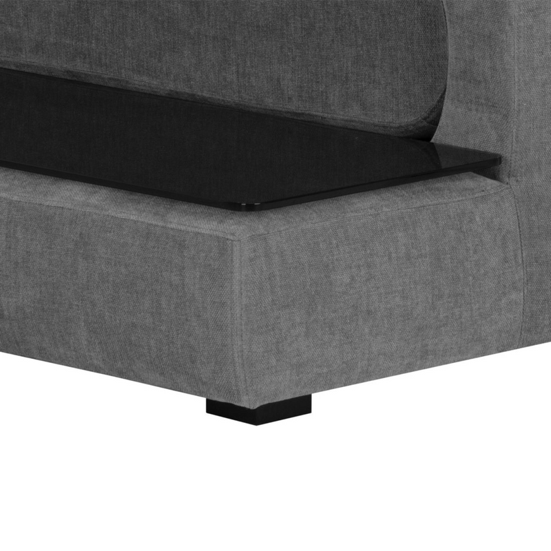 Harmony Modular - Armless Chair - Right Shelf