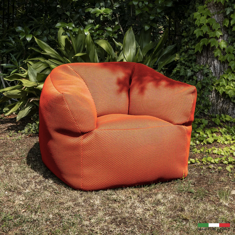 Bosa Italian Outdoor Chair - Bright Orange