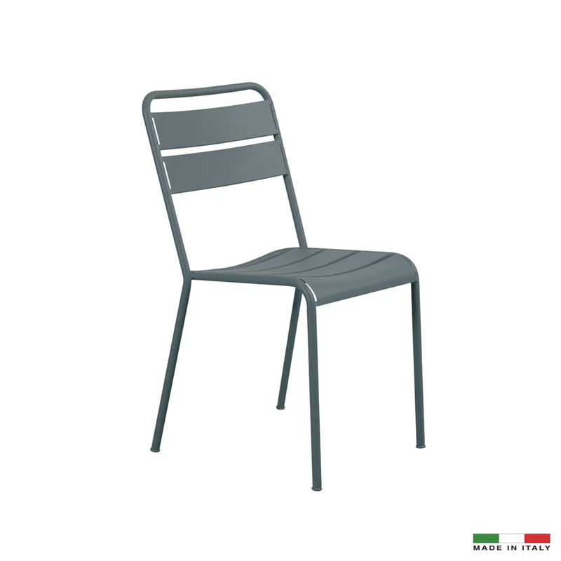 Twist Italian Outdoor Dining Chair - Grey