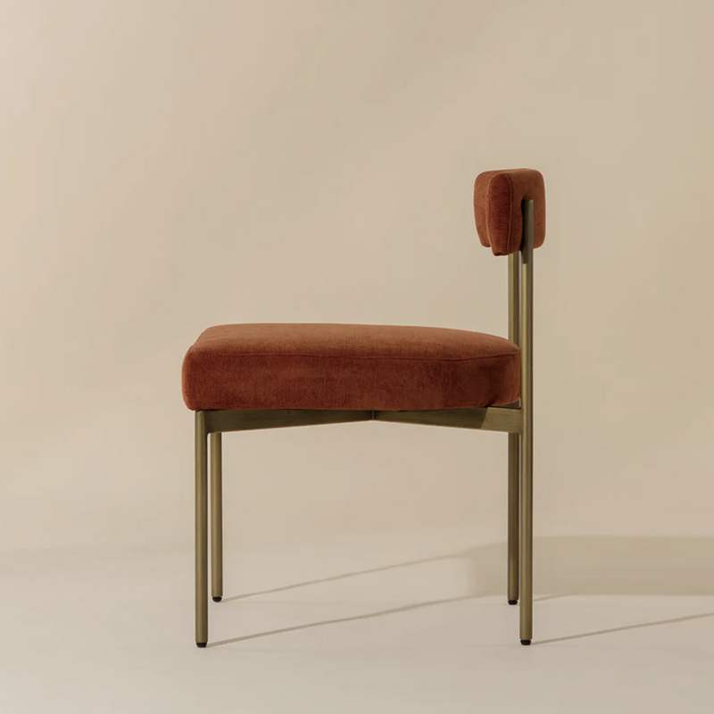 Seneca Dining Chair - Antique Brass