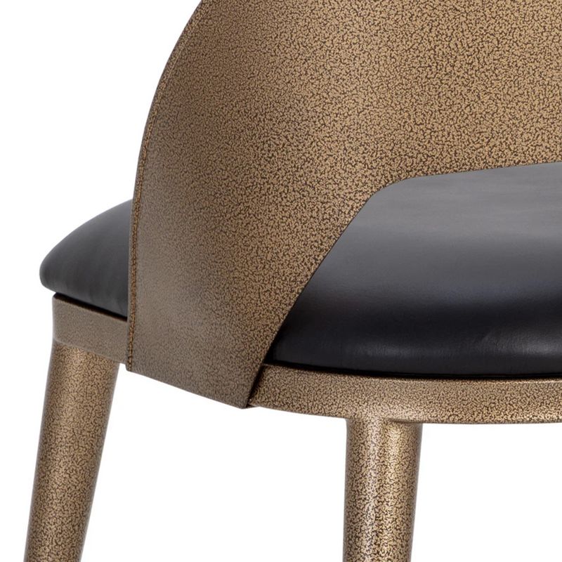 Dezirae Dining Chair - Antique Brass