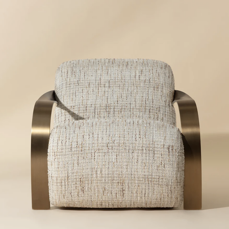 Sonesta Lounge Chair - Antique Brass