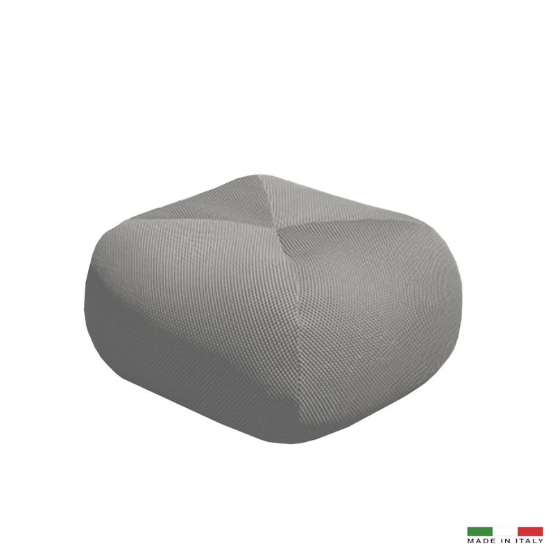 Bosa Italian Outdoor Ottoman - Grey