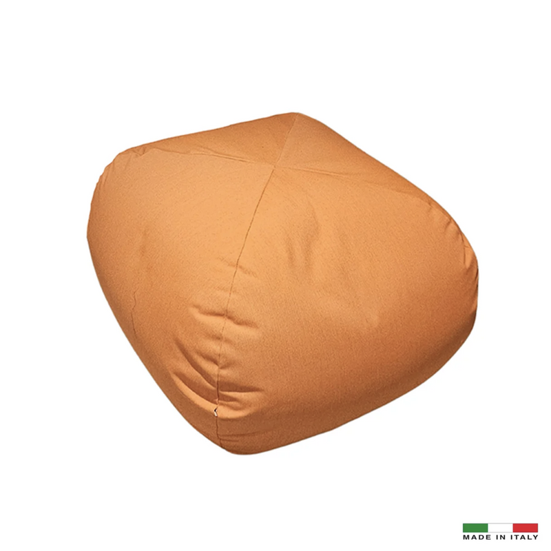 Bosa Italian Outdoor Ottoman - Orange