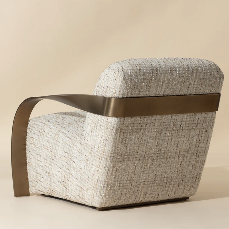 Sonesta Lounge Chair - Antique Brass