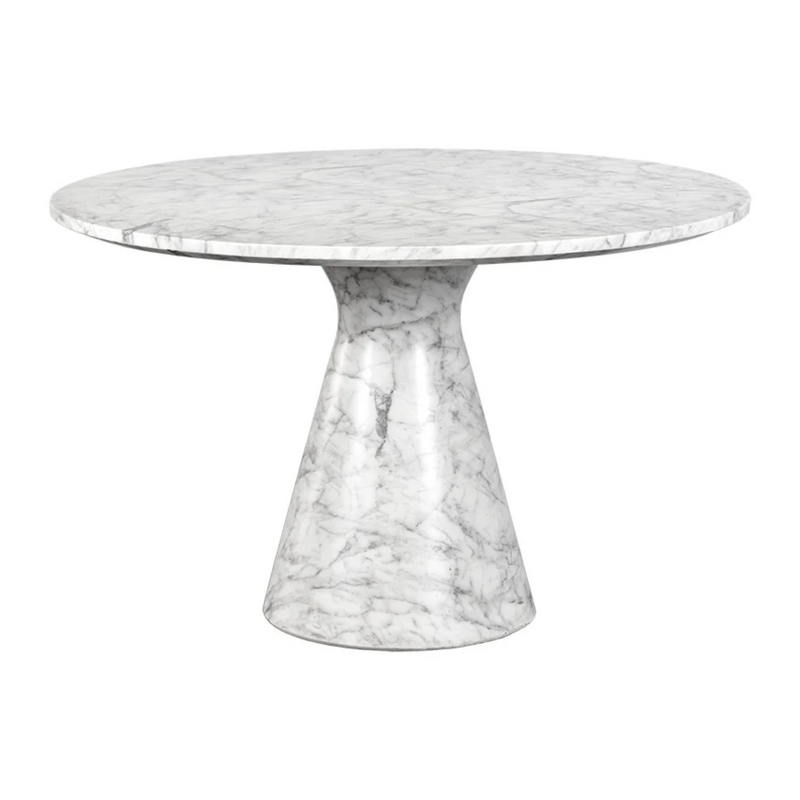 Shelburne Dining Table - Marble Look - 47"