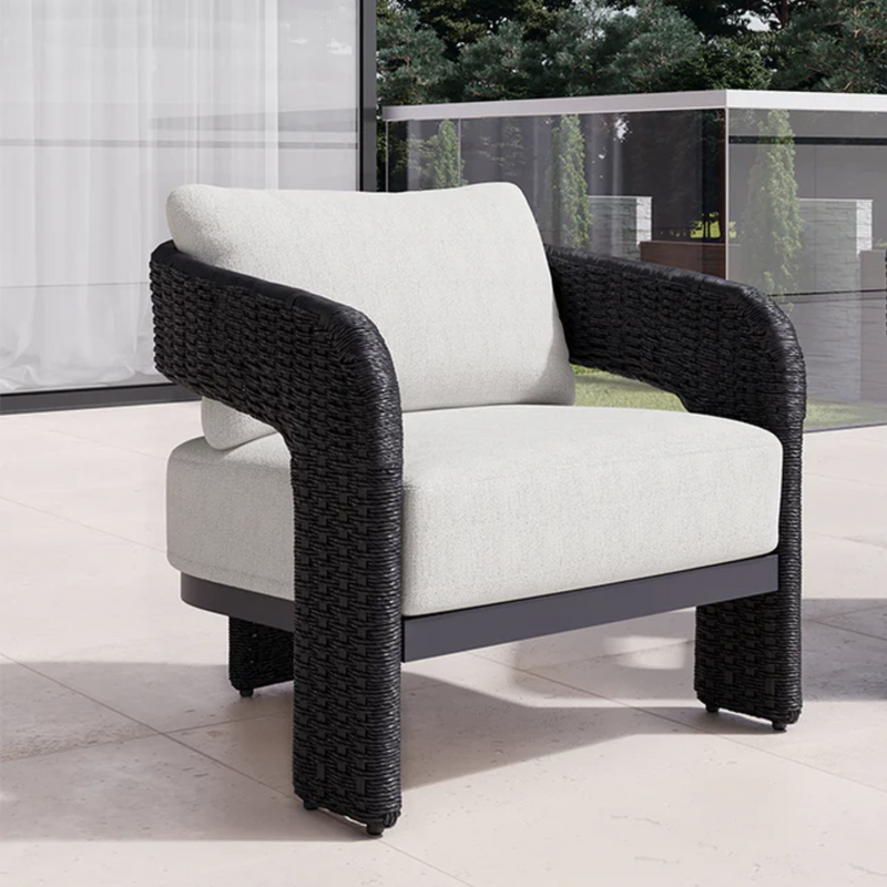 Pylos Lounge Chair - Black