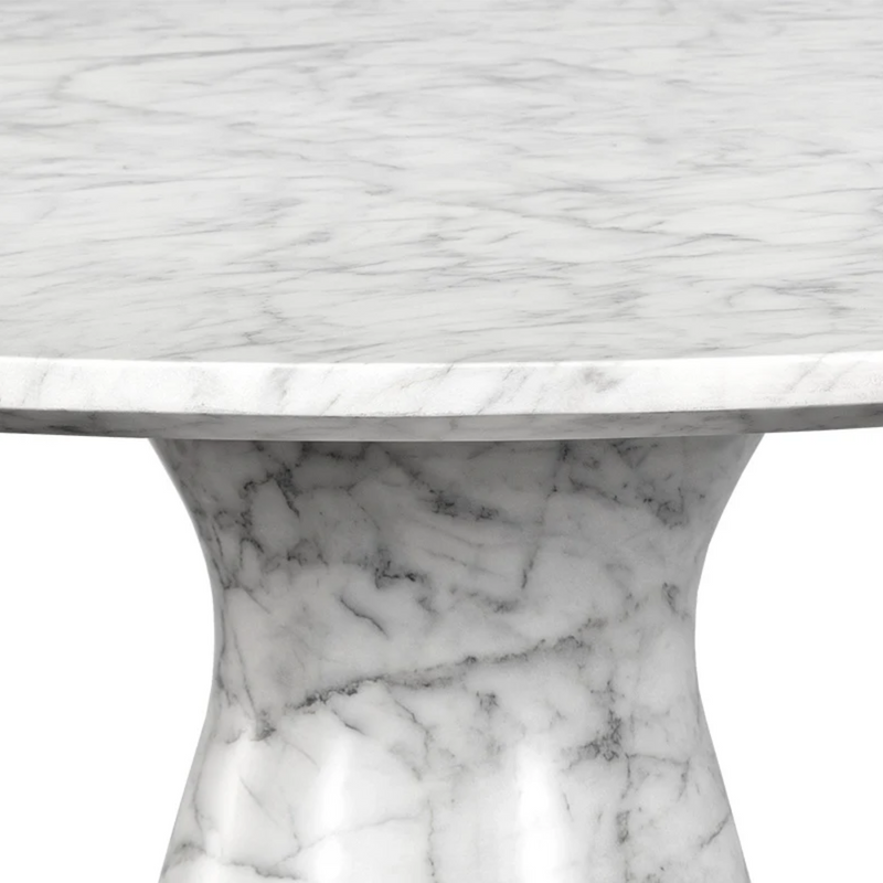 Shelburne Dining Table - Marble Look - 47"