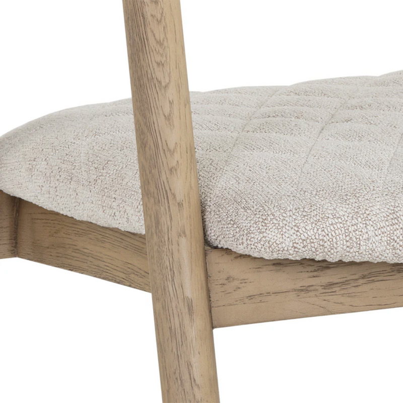 Jeremy Dining Armchair - Weathered Oak