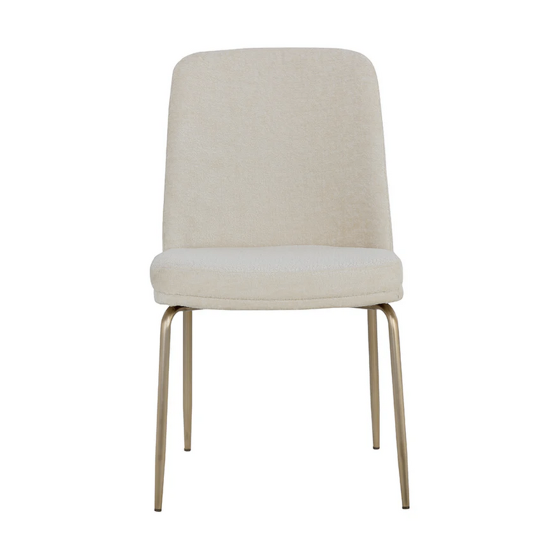 Zeke Dining Chair - Antique Brass