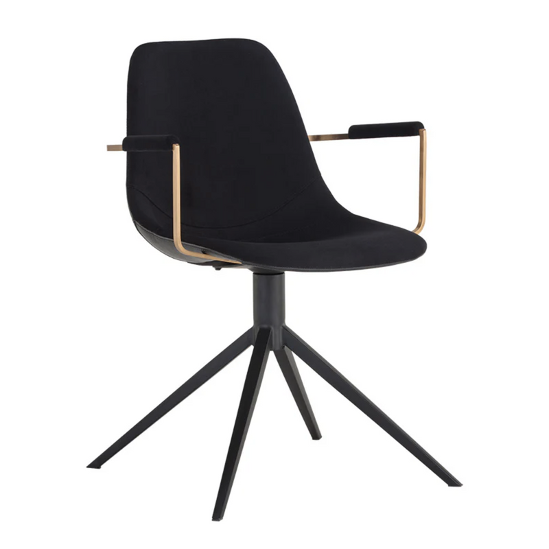 Cassius Swivel Dining Armchair