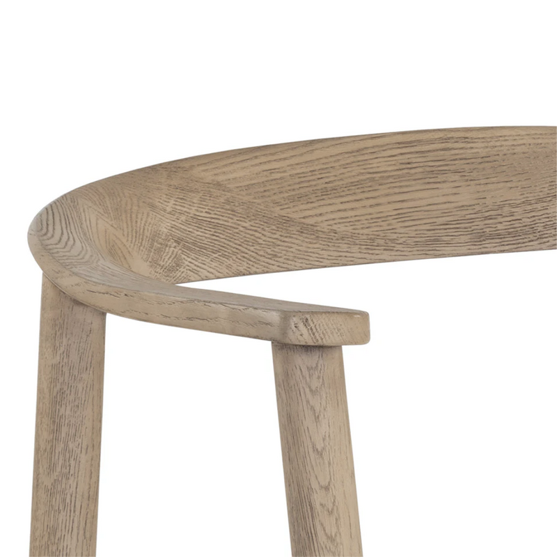 Jeremy Dining Armchair - Weathered Oak